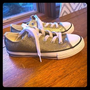 Gold Coated Sparkle Chuck Taylor All Star